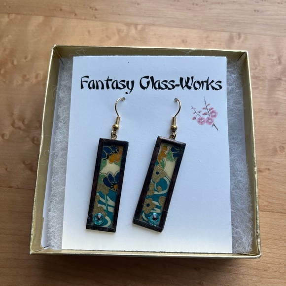 Floral Handmade Earrings - Picture 1 of 2